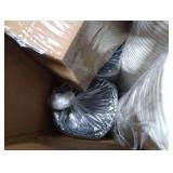 BYSNOW 100 pack 12 oz Disposable Thickened Coffee Cups with Lids, Scald Resistant Hot Cup with Sleeve and Straw, To Go Coffee Cups for Home, Office, Cafes and Party (White 12oz)