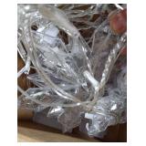 Christmas Snowflakes Window Lights, 5 Pack 72 LEDs Waterproof Hanging Battery Operated Christmas Decoration with Timer for Indoor Outdoor Xmas Home Winter Party Patio Bedroom Decor, Warm White