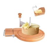 Cheese Slicer, Stainless Steel Wheel with Handle Cheese Cutter Board Multifunctional Adjustable Grater Shaver Curler Spinner Peeler for Cheeses Butter Chocolate Kitchen Accessories Gadgets Tools