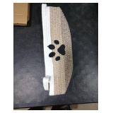 ABenkle Small Woven Basket with Handle, Cute Dog Paw Baskets for Gifts Empty, Decorative Rope Woven Storage Dog Toy Basket, Nursery Baskets for Baby Shower, 12 x 8 x 5