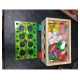 Toddlers Montessori Wooden Educational Toys for Baby Boys Girls Age 1 2 3 Year Old, Shape Sorting Toys 1st One First Birthday Girl Gifts for Kids 1-3, Wood Preschool Learning Fine Motor Skills Game