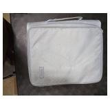 SUNEE Zipper Binder Bag with Handle, 2-Inch 3-Ring O-Ring, 500-Sheet Capacity, Includes Zip Pocket, 5-Tab Expanding File Folder, Multi-Pocket Organizer Binder for Middle School, Dusk Blue