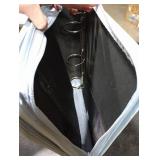 SUNEE Zipper Binder Bag with Handle, 2-Inch 3-Ring O-Ring, 500-Sheet Capacity, Includes Zip Pocket, 5-Tab Expanding File Folder, Multi-Pocket Organizer Binder for Middle School, Dusk Blue