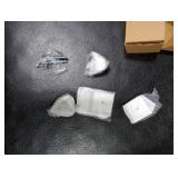 khtumeware 2 Pack 1-1/2 Inch Polished Chrome Cabinet Knobs with Vintage Backplate - for Drawers, Cabinets & Bi-Fold Doors