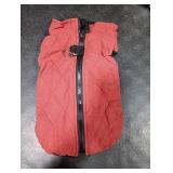 SCENEREAL Winter Dog Vest Coat with Harness Built In, Warm Puppy Jacket for Small Medium Dogs, Cold Weather Coat with Zipper, Fleece Puffer Vest Windproof Snow Clothes Medium