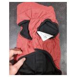 SCENEREAL Winter Dog Vest Coat with Harness Built In, Warm Puppy Jacket for Small Medium Dogs, Cold Weather Coat with Zipper, Fleece Puffer Vest Windproof Snow Clothes Medium