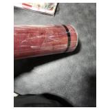 MADIZZ Set of 2 Faux Wool Plush Decorative Throw Pillow Covers 20x20 Inch Burgundy Fluffy Striped Soft Decorative Cushion Cover for Sofa Bedroom Pillow Shell