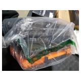 Noamus 3 Pack Double Sided Fishing Lure Boxes, 14 Compartments Fishing Tackle Organizer with 2 Buckle, Plastic Clear Storage Case, Visible Hard Bait Container for Jewelry Beads Earring Hook(3 Color)