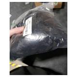 PRIMEPATIO Papasan Chair Cushion Cover Only, Papasan Circle Chair Cushion Corduroy Cover for Bowl Chair, 45 X 45 Inch, Black