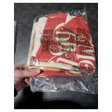 4TH Emotion Christmas Pillow Covers 18x18 Set of 4 Red White Farmhouse Xmas Decorations Snowman Deer Joy Winter Holiday Decor Throw Cushion Case for Home Couch S24C04