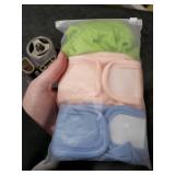 Reusable Dog Diapers Female 3 Pack Washable Highly Absorbent Doggie Diapers, Flexible Doggy Diapers Female, Leak-Proof Puppy Diapers for Dog Period Heat Incontinence Potty Training, XS