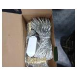 Christmas Tree Topper Star Lighted with 32FT Decorative Lights, Christmas Star Tree Topper with 6 Patterns Projector, Gold Tree Topper with 3D Glitter LED Rotating Warm Lights for Christmas Decoration