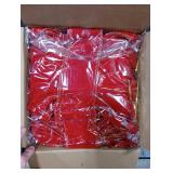 Iceyyyy 8 Pcs Large Christmas Bow-30.7 x 10.6 Christmas Golden Edged Red Velvet Bow-Christmas Tree Topper Ornament Bow for Xmas Home Wreath Decoration