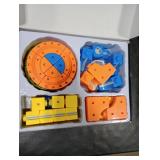 KlickRail Electric Train Set Flexible Race Track for Kids 4 6 7 8, 48 Pcs Car Track for Toddlers 3-5, Building Toy Train Track Gravity-Defying 3D Embedded Layouts & Motorized Car, STEM Learning Gift N