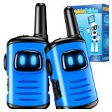 Kids Walkie Talkies Toys for Boys: comedyfun Mini Robots Walkies Talkies 2 Pack Christmas Birthday Gifts for 3 4 5 6 7 8 Year Old Boys Toys Age 4 5 6 7 8 Stocking Stuffers Camping Outdoor Games