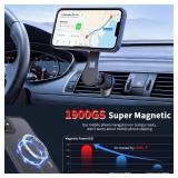 CACOE Magnetic Case for iPhone 13 & iPhone 14 6.1 inch-Compatible with MagSafe & Magnetic Car Phone Mount,TPU Thin Phone Cases Cover Protective Shockproof Anti-Fingerprint(Dark Blue)