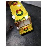 Thyle Lighted Christmas RV Village Decorations RV Lit Figurine with LED Lights, 7.87 Christmas Snow Holiday Decoration for Family Friends Movie Fans, Winter Tabletop Gift for Collectors