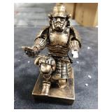 WOKHACH Executive Samurai Pen Holder Personalized Desk Accessory,Mobile Phone & Key Holder,Pencil Holder,Device Gift for Medieval Enthusiasts BROKEN HAND