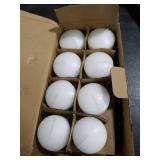 Thleunei 24 Pack Floating Candles 2in 6 Hour White Unscented Dripless Wax Discs, Floating Candles for centerpieces, Cylinder Vases, Wedding, Party, Pool, Holiday