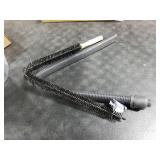 PetOde 2 Pieces Dryer Vent Cleaner Kit Compatible with Most Vacuum Cleaner, Dryer Lint Brush and Vacuum Hose Attachment, Quickly Lint Remover, Deep Gray