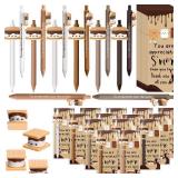 Sayglossy 12 Sets Smores Gifts Bulk Employees Valentines Appreciation Inspirational Marshmallow Pens Tags Thank You Party for Teacher Nurse Team Staff Coworkers Groups Office