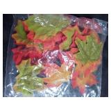Miukomiu Fake Fall Maple Leaves, 300PCS Artificial Fall Leaves Faux Autumn Leaves for Wedding Party Thanksgiving Table Crafts Decorations and Fall Decor