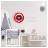 AMARONE 12.6 inch Captain Shield Kids Superhero Prop Role Play Toy for Kids Boys Party Cosplay Red