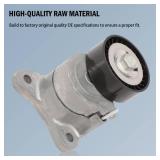 Serpentine Belt Component Kit Idler Pulley Tensioner Assembly Fits for Compass 2.0L 2.4L, Patriot 2.4L 2.0L, Journey 2.4L, Avenger 2.4L;2008-2012, Caliber 2.4L 2.0L, Chrysler 200 2.4L