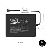 ReptiKing Reptile Heat Pad, 6 X 8 8W, Heating Pad for Reptile Tank, Lizard, Snake, Bearded Dragon, Hermit Crab, Leopard Geckos Terrarium Heating Mat, Safe & Durable Heat Pad for Reptiles