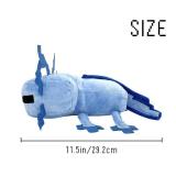 XSLWAN Blue Axolot Plush Plush Stuffed Toy Soft Throw Pillow Decorations for Video Game Fans, Kids Birthday Party Favor Preferred Gift for Holidays, Birthdays(Blue Axolot)