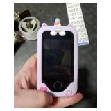 Kids Smart Phone for Girls, Christmas Birthday Gifts for Girls Age 3-10 Kids Toys Cell Phone, 2.8 Touchscreen Toddler Learning Play Toy Phone with Dual Camera, Game, Music Player, 8GB Card Purple