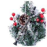LQDSHGLK 6.22 String Miniature Clarinet Hanging Ornament Mini Musical Instrument Replica Christmas Tree Display Ornament Home Decoration Model Birthday Gifts (6.22 Clarinet)