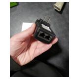 MTDZKJG POE Injector 24V 1A 24W with Wall Plug IEEE 802.3af Compliant 10/100Mbps, 2 Ports Passive Power Up to 100 Meters (325 Feet) Over Ethernet Power Supply for IP Cameras Mobile WLAN AP