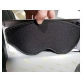 Fygrip 3D Eye Mask Sleep Mask for Men & Women, 100% Pressure-Free & Light Block-Out Eye Mask for Sleep with Easy Adjustable Strap, Night Eye Cover for Travel, Black