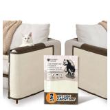 Panther Armor Sisal Scratching Mats for Cats [2pcs of Left & Right Arm in Brown] Furniture Protector from Cat Scratch - Scratch Pads - Couch Covers