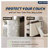 Panther Armor Sisal Scratching Mats for Cats [2pcs of Left & Right Arm in Brown] Furniture Protector from Cat Scratch - Scratch Pads - Couch Covers