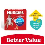 Huggies Size Newborn Diapers, Little Snugglers Baby Diapers, Size Newborn (up to 10 lbs), 144 Count, Packaging May Vary