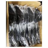 Ahberxig 10 Pairs Plastic Shoe Trees for Men (Black)