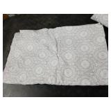 Comfort Spaces 100% Cotton Sheets Queen, Breathable, Naturally Cool Cotton Sheets, Soft Cotton Bed Sheets with 14 Elastic Pocket Fits up to 16 Mattress, All Seasons Sheet Set, Adelia Gray 4 Piece