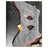 azuza Dog Jacket for Small Dogs Waterproof Dog Coat with Reflective Strips and Harness Built in Warm Fleece Dogs Winter Coat Windproof with Back Zipper, Red L