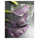 XZJMY Artificial Calla Lily Flowers, 18.9 Faux Calla Lilies Artificial Flowers Centerpiece Decor for Home Office&Home Decor (6, Purple)