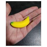 SALACOOL 14 Pcs Banana Toys Party Favors,Bananas Stretchy Toys PU Relief Stress Squeeze Balls,Banana Toy for Relief Birthday Decoration Party Supplies (2.36 Inch)