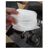 LIBWYS Glass Measuring Cup Set of 5, 1000ml (32oz), 500ml (16oz), 350ml (12oz), 2x75ml (2.5oz) with Anti-slip Silicone Pad, Heat-resistant Borosilicate Glass Liquid Measuring Cup