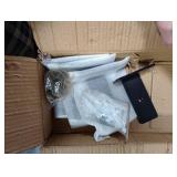 Starunder 4 Pack Floating Shelf Brackets, 4 Inch Heavy Duty Industrial Shelf Bracket, Black Metal L Brackets for Shelves Support DIY(1/5 Inch Thicked)