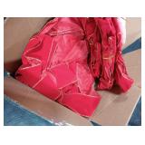 Iceyyyy 8 Pcs Large Christmas Bow-30.7 x 10.6 Christmas Golden Edged Red Velvet Bow-Christmas Tree Topper Ornament Bow for Xmas Home Wreath Decoration