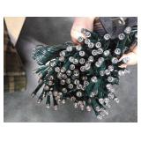 HOME LIGHTING 66ft Valentines Decorative Mini Lights, 200 LED Green Wire Christmas Fairy String Lights Plug in, 8 Lighting Modes, Waterproof for Indoor Outdoor Tree Wedding Party Decoration (Red)