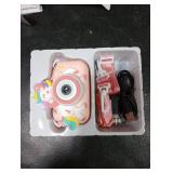 Kids Camera for 3-8 Years Old Toddlers Childrens Boys Girls Selfie Camera 20 MP HD 1080P IPS Screen Dual Digital Toy Camera for Kids Christmas Birthday Gifts with 32Gb Card