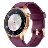 Fitpolo Smart Watch for Women,1.3 AMOLED Touchscreen Fitness Tracker, Make/Answer Calls, Heart Rate SpO2 Monitor,IP68 Waterproof,Sleep Activity Tracking Smartwatch for Android Phones iPhone (Purple)