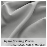 Twin Fitted Sheet Only with Side Storage Pocket - Premium 1800 Super Soft & Cozy Microfiber, Wrinkle, Fade, Shrinkage Resistant Deep Pocket Twin Size Fitted Bottom Sheet, Light Gray