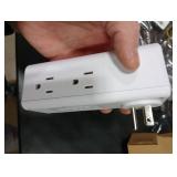 USB Multi Plug Outlet Extender - YISHU Surge Protector with Rotating Plug, 6 AC Plug Extender with 3 USB Ports, 3-Sided Swivel Power Strip Best Ideal Stocking Stuffers for Adults